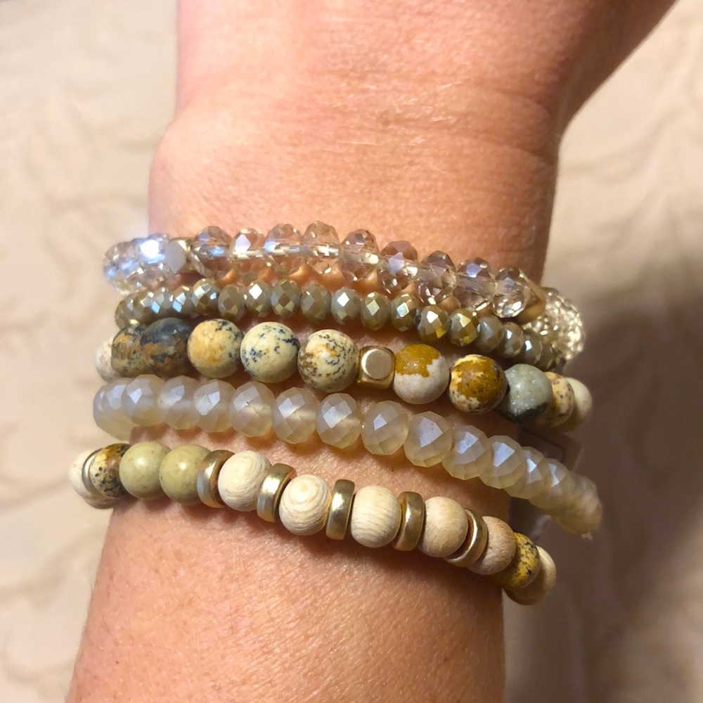 Tan Bracelet Stack